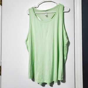 RBX Green Sleeveless Relaxed Tank Top Size 2X
